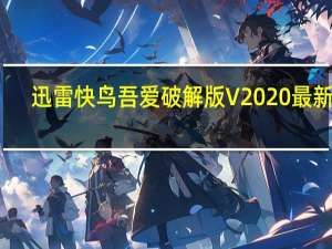迅雷快鸟吾爱破解版 V2020 最新版（迅雷快鸟吾爱破解版 V2020 最新版功能简介）