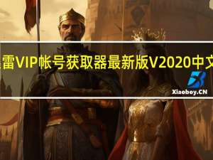 迅雷VIP帐号获取器最新版 V2020 中文免费版（迅雷VIP帐号获取器最新版 V2020 中文免费版功能简介）