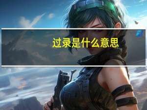 过录是什么意思