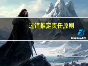 过错推定责任原则