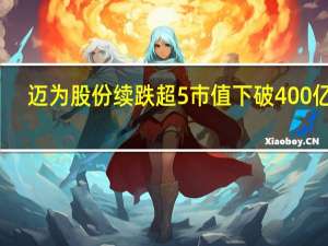 迈为股份续跌超5% 市值下破400亿元