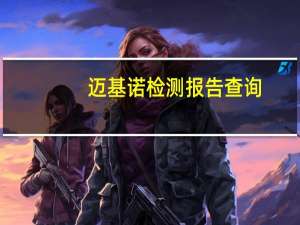 迈基诺检测报告查询（迈基诺）