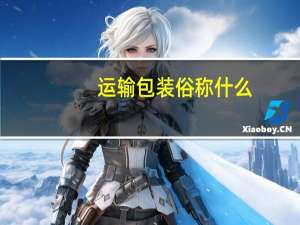 运输包装俗称什么