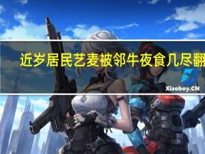 近岁居民艺麦被邻牛夜食几尽翻译