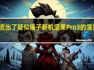 近日网络上流出了疑似锤子新机坚果Pro3的渲染图以及相关消息