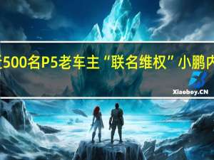 近500名P5老车主“联名维权” 小鹏内部人士：在讨论解决方案