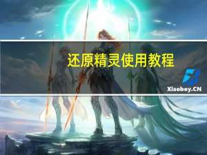 还原精灵使用教程（还原精灵有什么用）