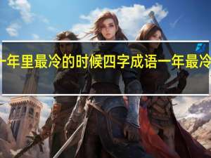 这是一年里最冷的时候四字成语 一年最冷的时候来了