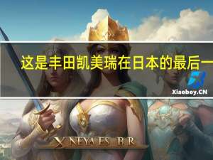 这是丰田凯美瑞在日本的最后一年