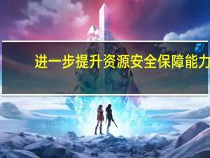进一步提升资源安全保障能力