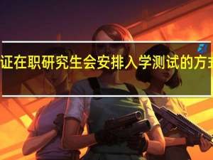 进修双证在职研究生会安排入学测试的方式进行录取吗