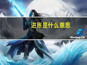 进账是什么意思