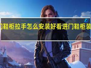 进门鞋柜拉手怎么安装好看 进门鞋柜装修效果图