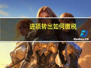 进项转出如何缴税