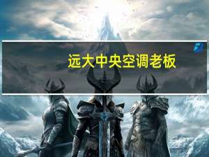 远大中央空调老板（张跃-远大中央空调有限公司董事长兼总裁简介）