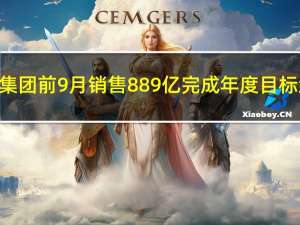 远洋集团前9月销售889亿 完成年度目标约63%