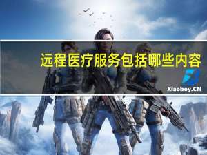 远程医疗服务包括哪些内容