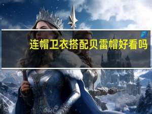 连帽卫衣搭配贝雷帽好看吗