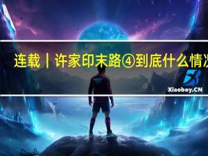 连载｜许家印末路④ 到底什么情况嘞