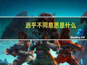 迥乎不同意思是什么