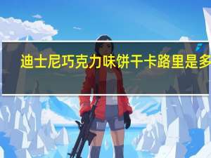 迪士尼 巧克力味饼干卡路里是多少