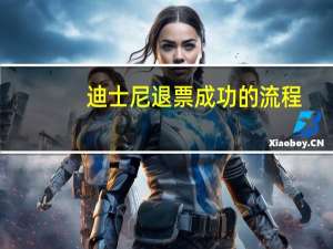 迪士尼退票成功的流程