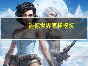 迷你世界怎样挖坑