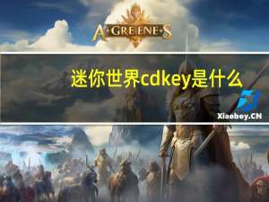 迷你世界cdkey是什么（cdkey是什么）