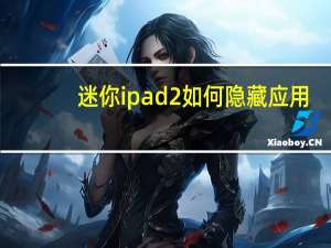 迷你ipad2如何隐藏应用（迷你ipad越狱）