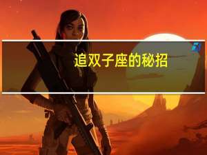 追双子座的秘招