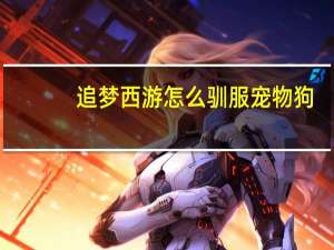追梦西游怎么驯服宠物狗