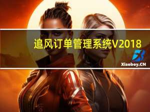追风订单管理系统 V2018.01 试用版（追风订单管理系统 V2018.01 试用版功能简介）