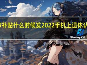 退休人员春节补贴什么时候发 2022手机上退休认证的流程怎么操作