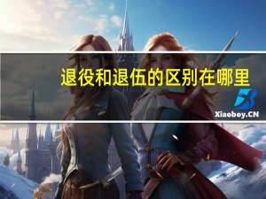 退役和退伍的区别在哪里