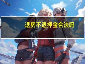退房不退押金合法吗
