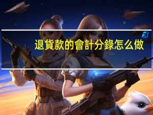 退貨款的會計分錄怎么做