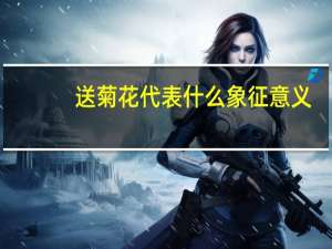 送菊花代表什么象征意义（送菊花代表什么意思）