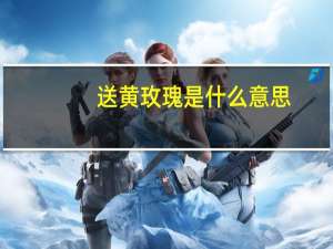 送黄玫瑰是什么意思（黄玫瑰的花语是什么意思）