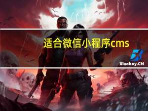 适合微信小程序cms