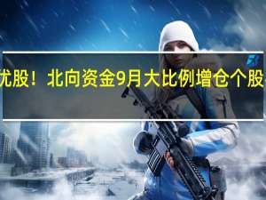 逆势加仓小市值绩优股！北向资金9月大比例增仓个股名单一览 到底什么情况嘞