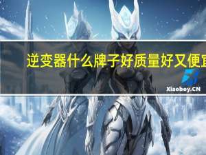 逆变器什么牌子好质量好又便宜（逆变器什么牌子好）
