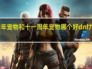 逆战十周年宠物和十一周年宠物哪个好 dnf九周年宠物属性