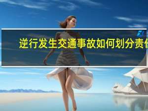 逆行发生交通事故如何划分责任