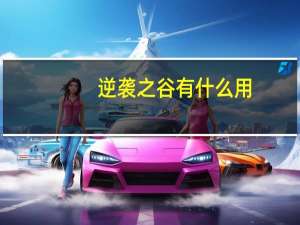 逆袭之谷有什么用（关于逆袭之谷有什么用的介绍）