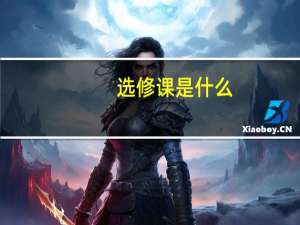 选修课是什么