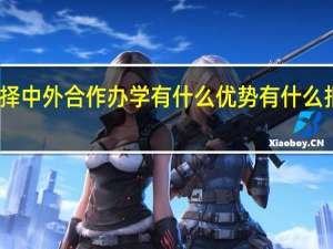 选择中外合作办学有什么优势有什么报名要求