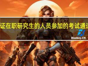 选择双证在职研究生的人员参加的考试通过的概率高吗