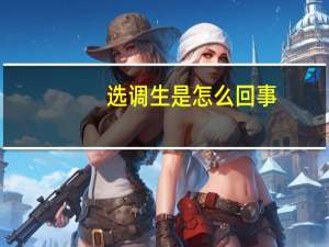 选调生是怎么回事？