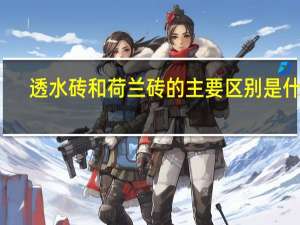 透水砖和荷兰砖的主要区别是什么？