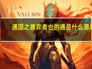 通国之善弈者也的通是什么意思